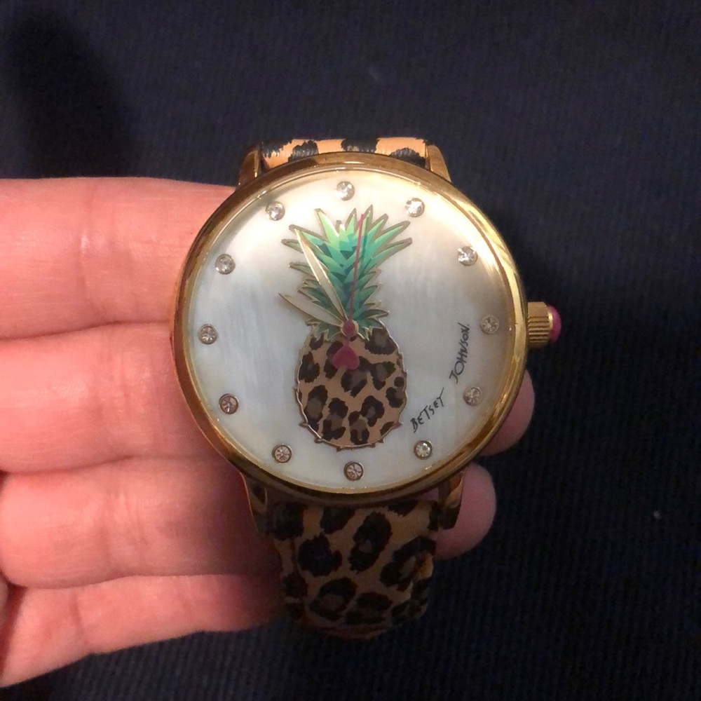 Betsey Johnson pineapple watch